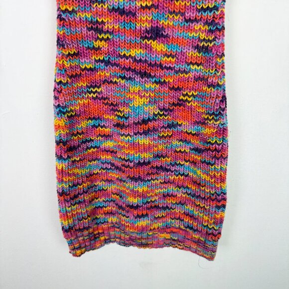 STAUD Gardenia Melange Mini Tank Dress in Pink Multi Sweater Size Medium M EUC - Picture 4 of 13